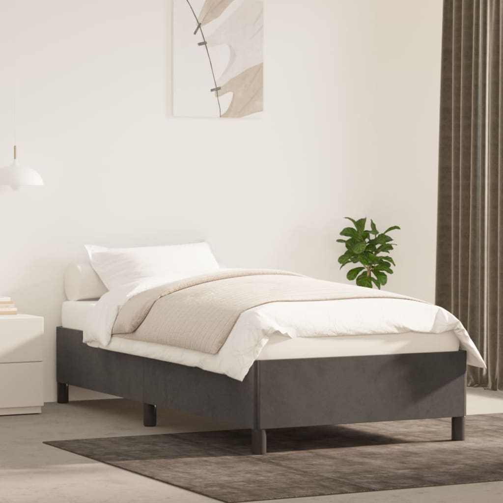 Bed Frame Without Mattress Super King Velvet