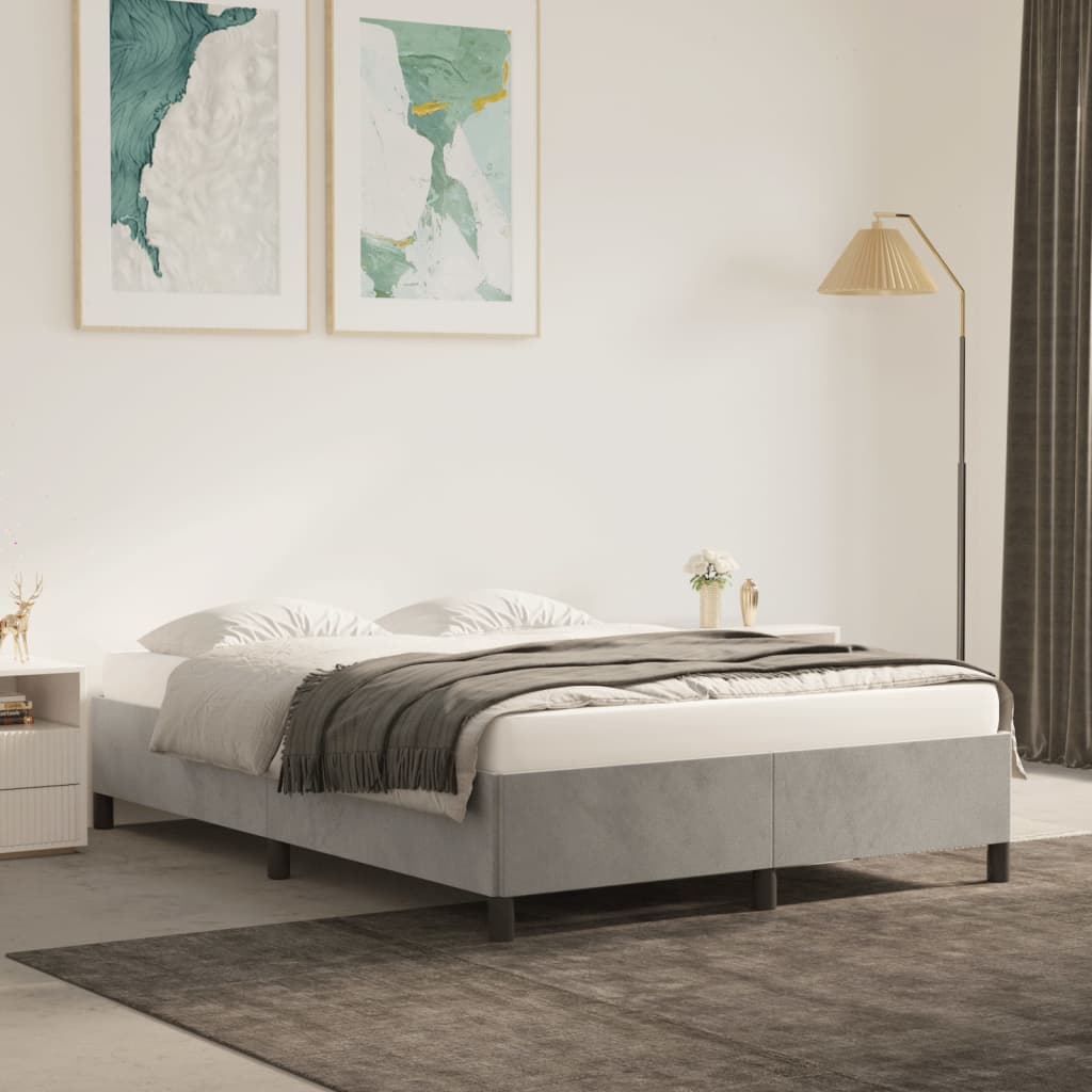 Bed Frame Without Mattress Super King Velvet