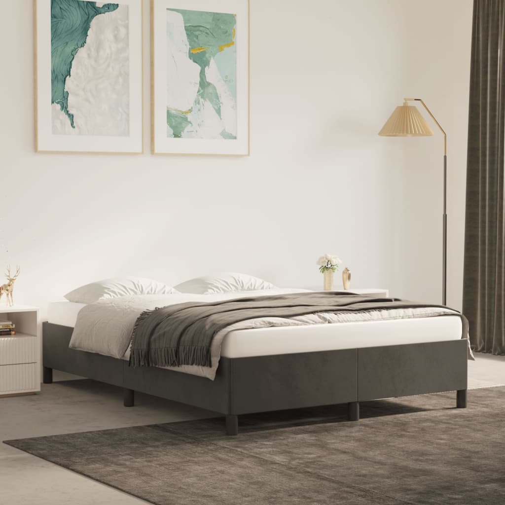 Bed Frame Without Mattress Super King Velvet