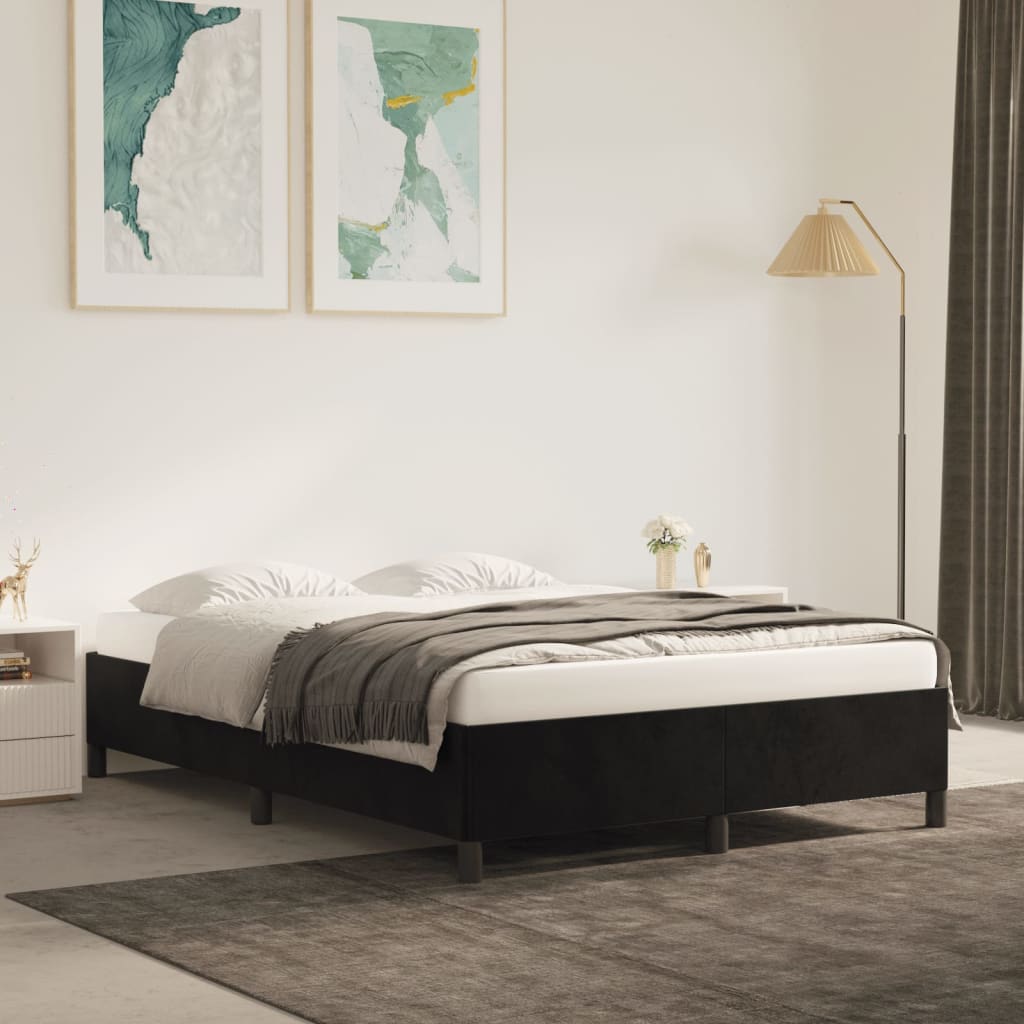 Bed Frame Without Mattress Super King Velvet