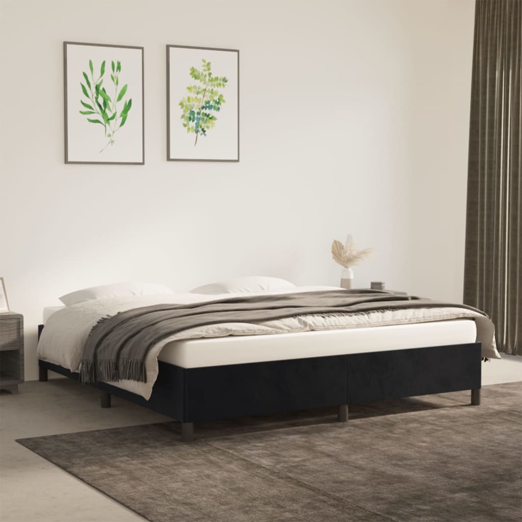 Bed Frame Without Mattress Super King Velvet