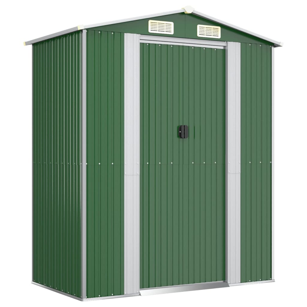Garden Shed 192X108X223 Cm Galvanised Steel