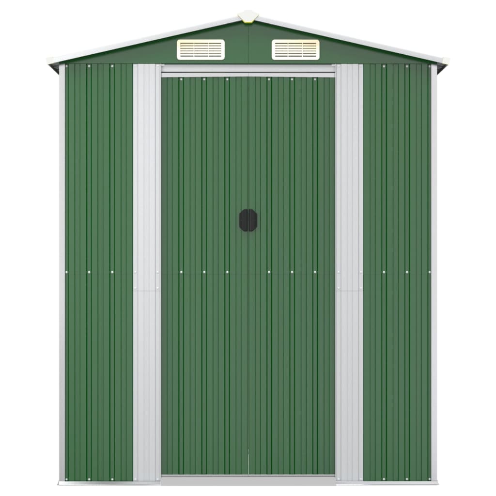 Garden Shed 192X108X223 Cm Galvanised Steel