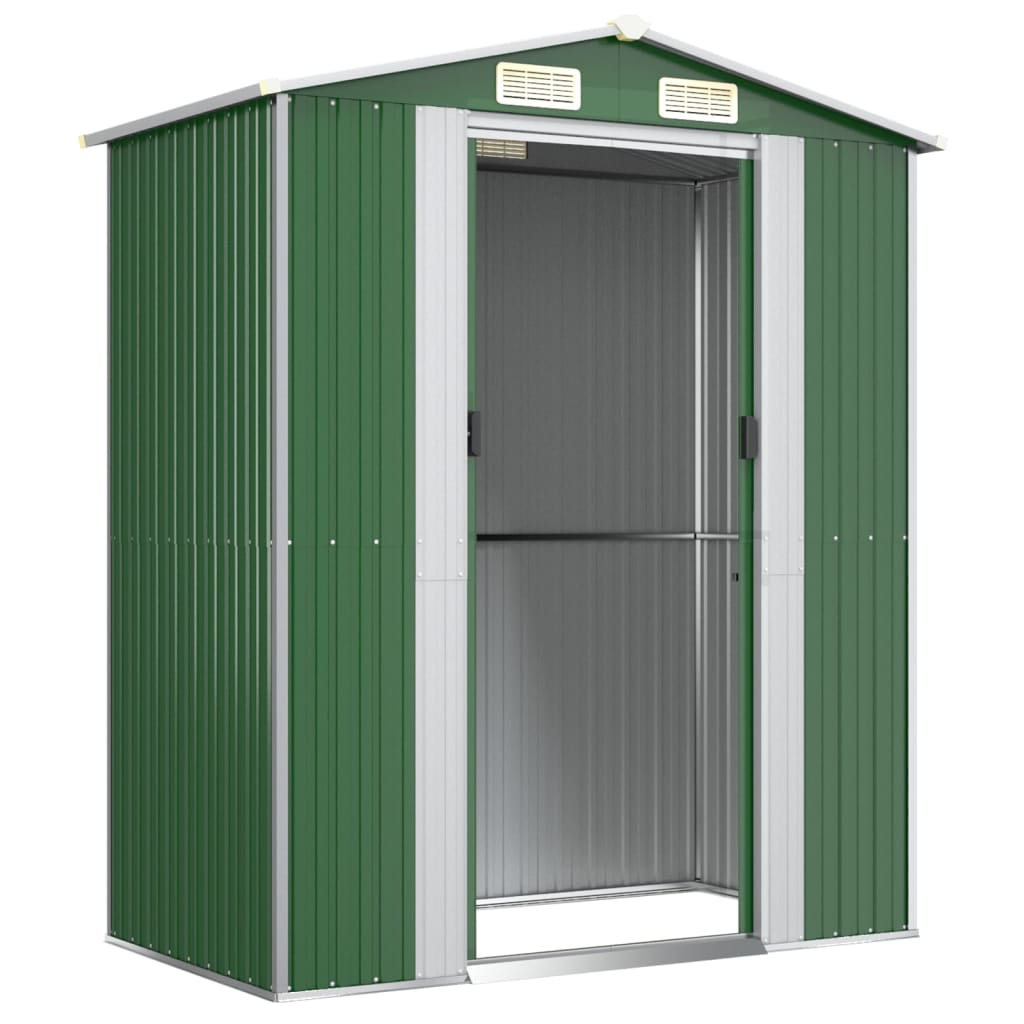 Garden Shed 192X108X223 Cm Galvanised Steel