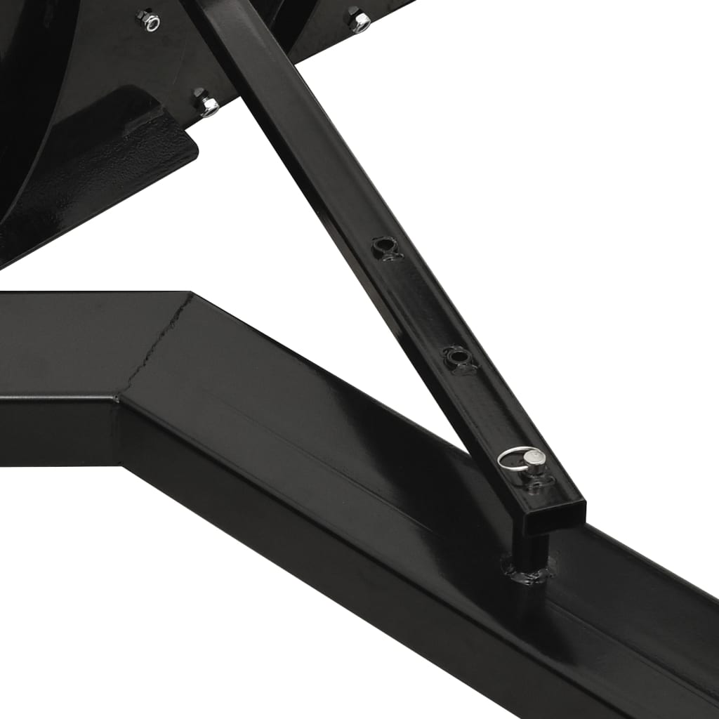 Snow Plough For Forklift Black