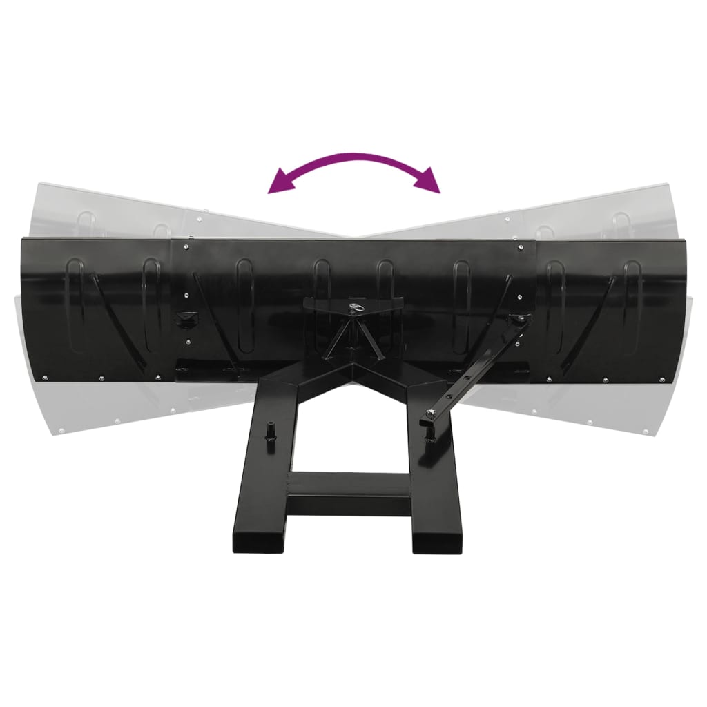 Snow Plough For Forklift Black