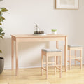Dining Table Wax 55X55X75 Cm Solid Wood Pine