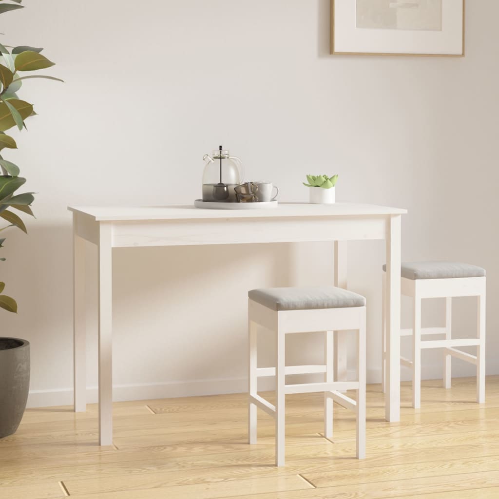 Dining Table Wax 55X55X75 Cm Solid Wood Pine
