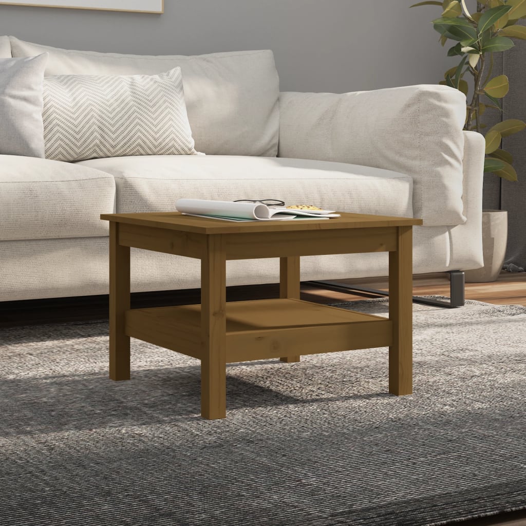 Coffee Table Wax Solid Wood Pine