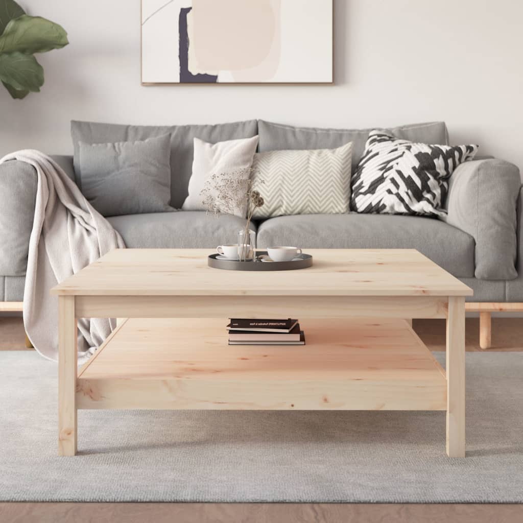 Coffee Table Wax Solid Wood Pine