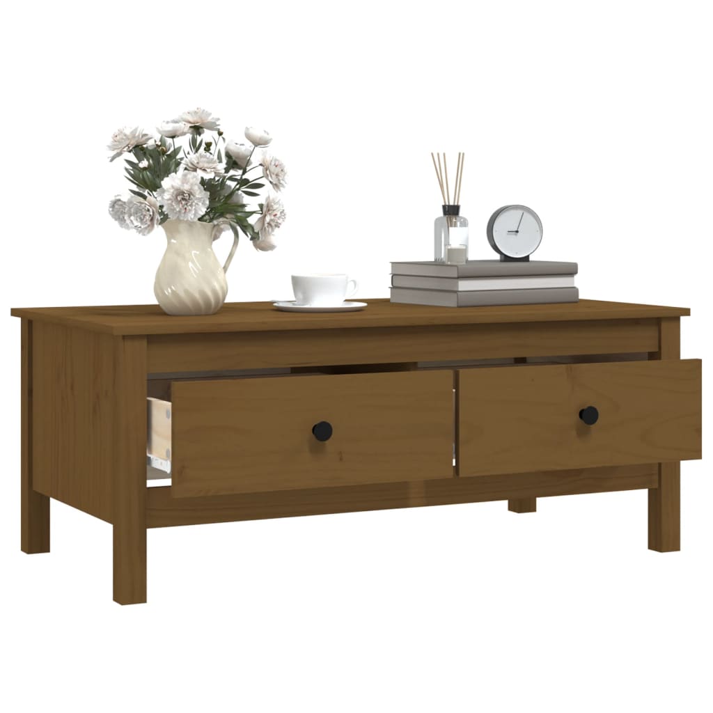 Coffee Table 100X50X40 Cm Solid Wood Pine