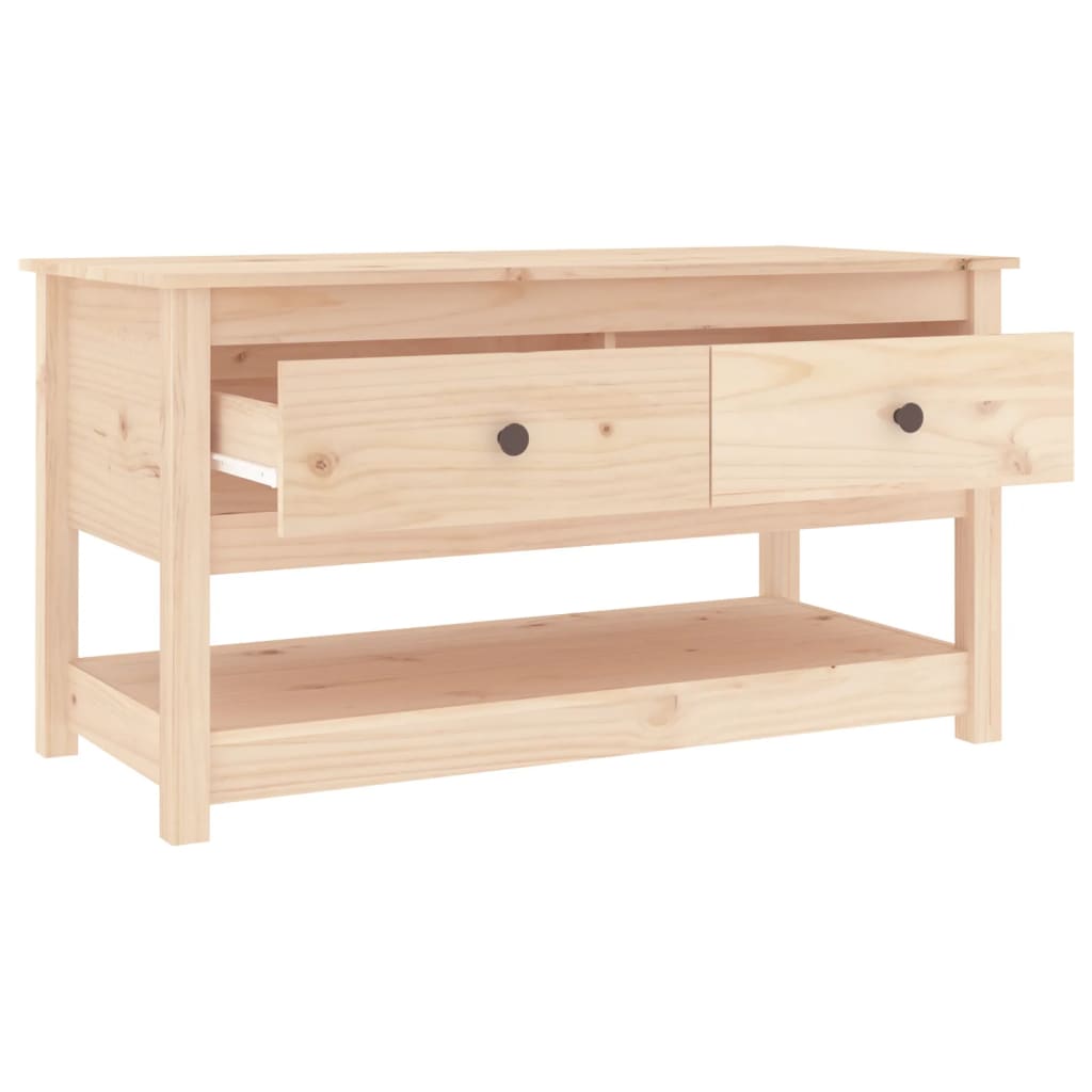 Coffee Table 102X49X55 Cm Solid Wood Pine