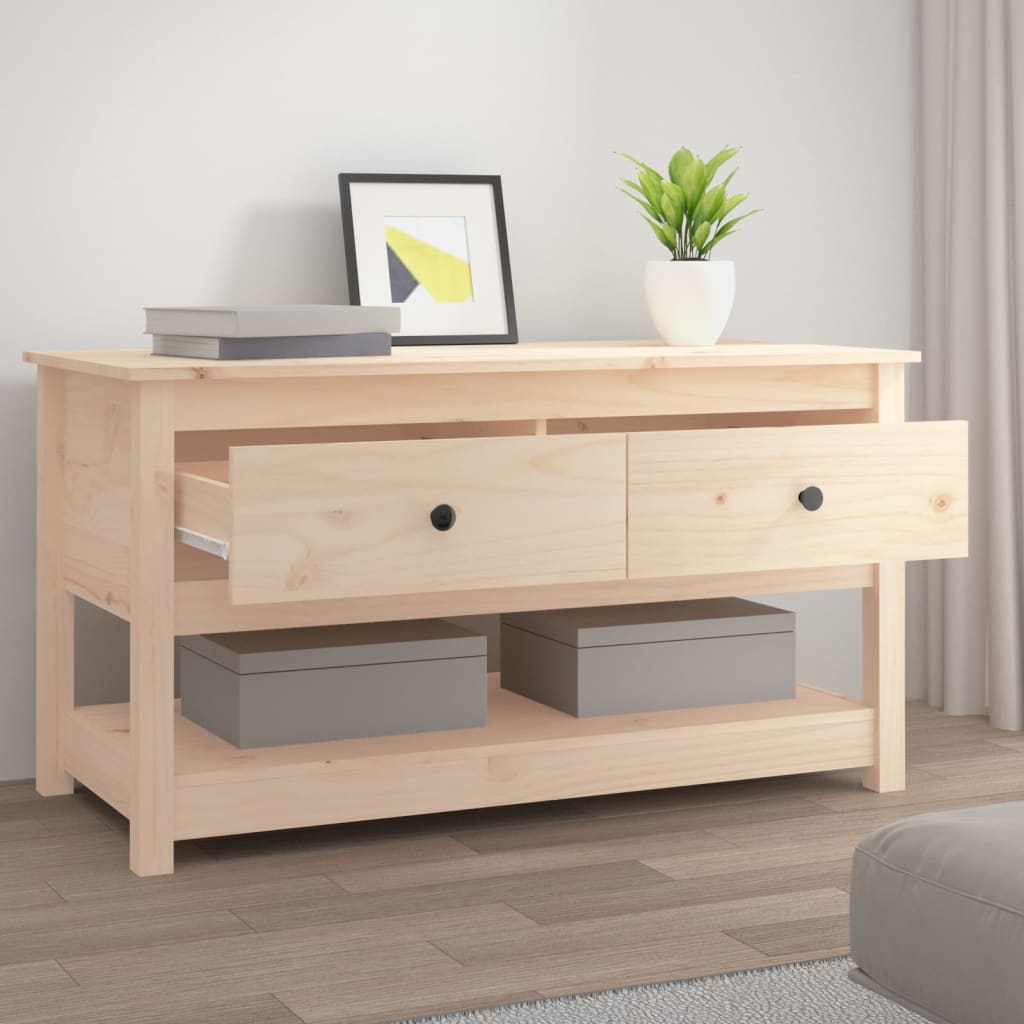 Coffee Table 102X49X55 Cm Solid Wood Pine