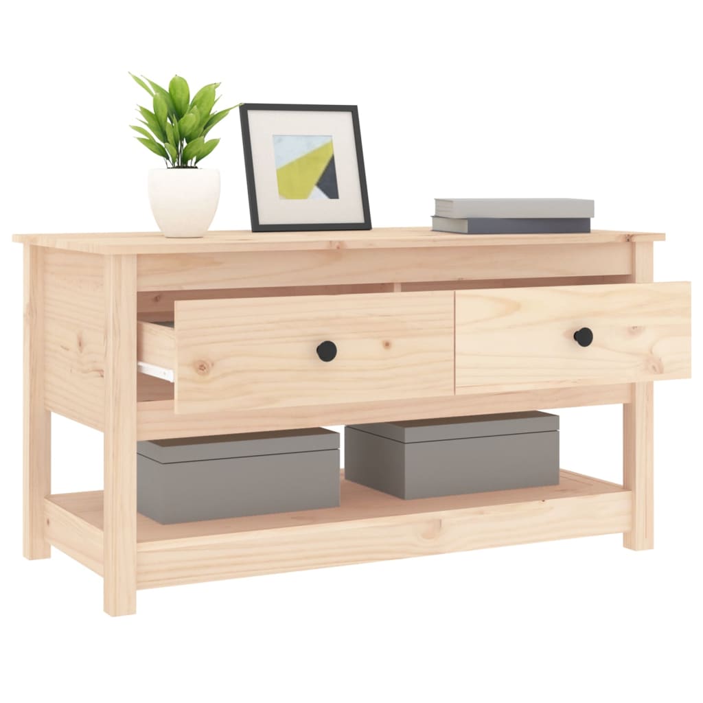 Coffee Table 102X49X55 Cm Solid Wood Pine
