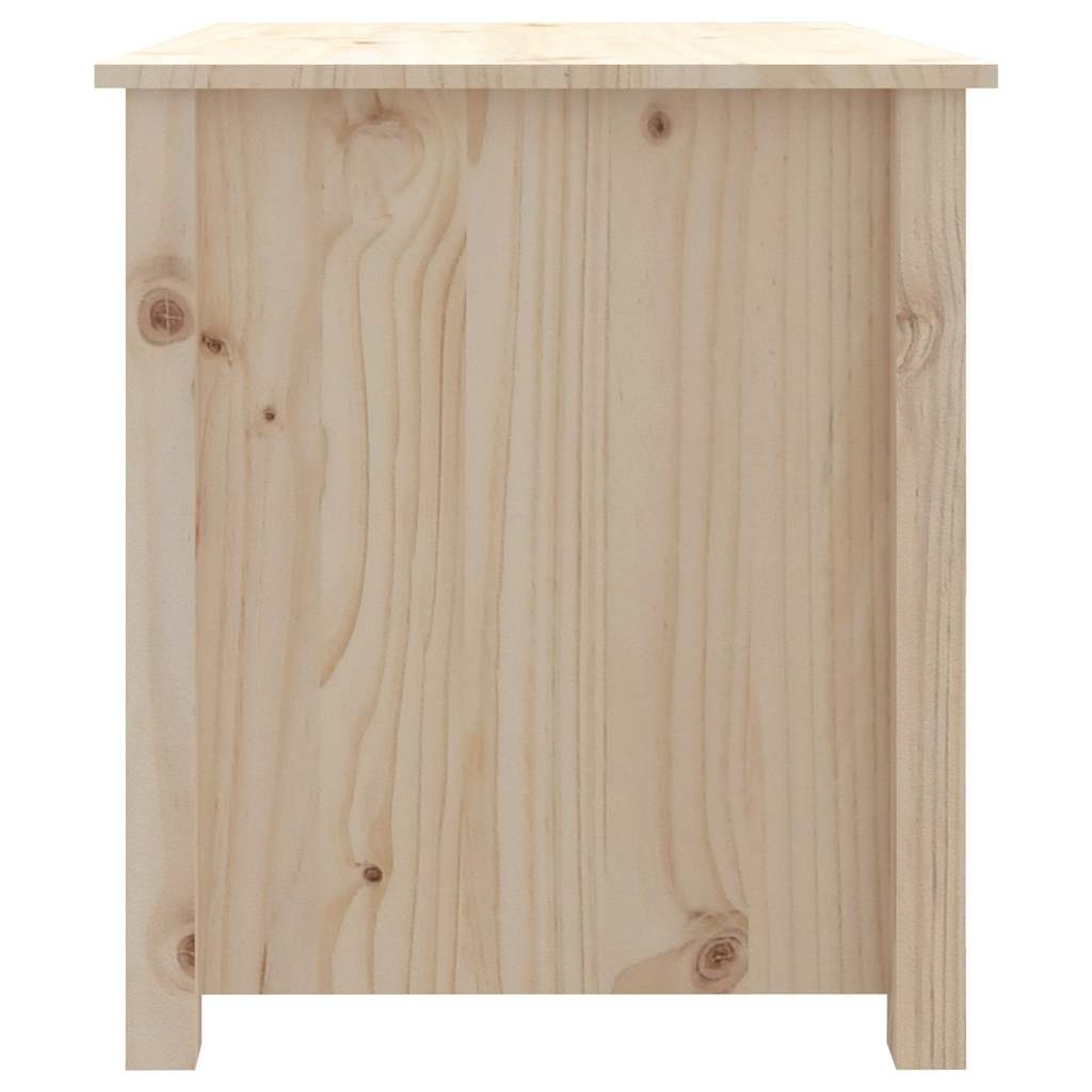 Coffee Table 71X49X55 Cm Solid Wood Pine Natural Black White Honey Brown Grey 71