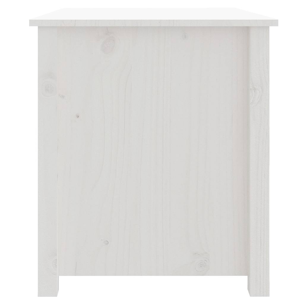 Coffee Table 71X49X55 Cm Solid Wood Pine Natural Black White Honey Brown Grey 71