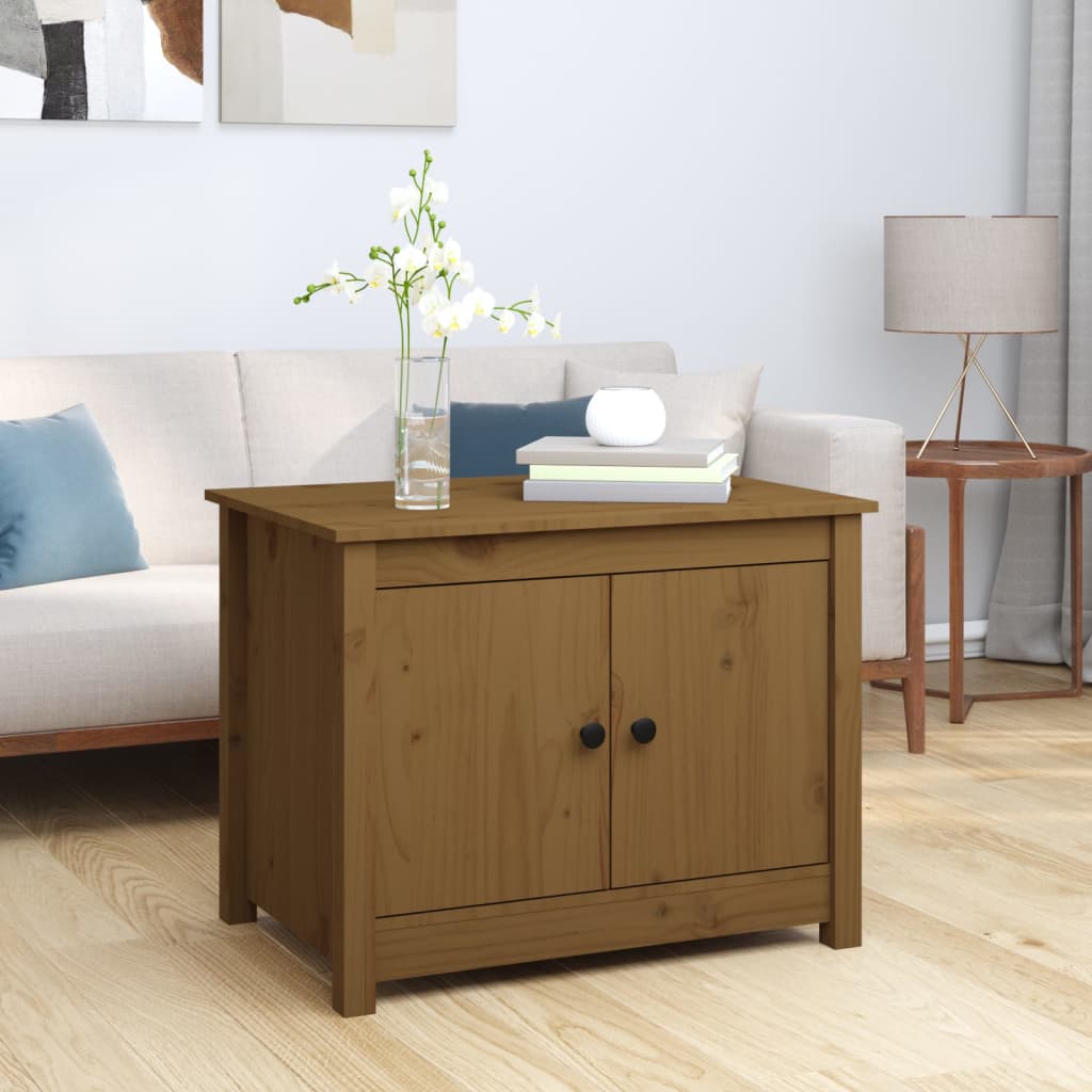 Coffee Table 71X49X55 Cm Solid Wood Pine