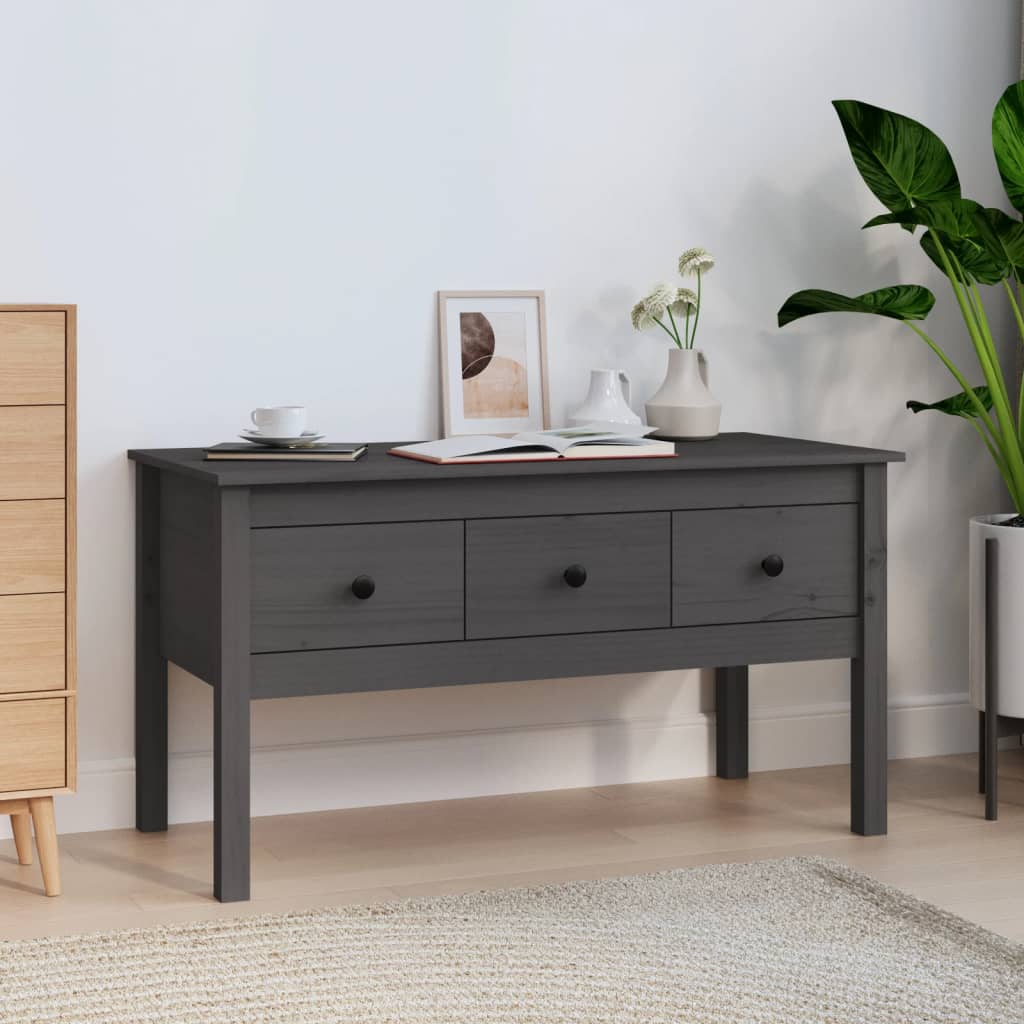 Coffee Table 102X49X55 Cm Solid Wood Pine