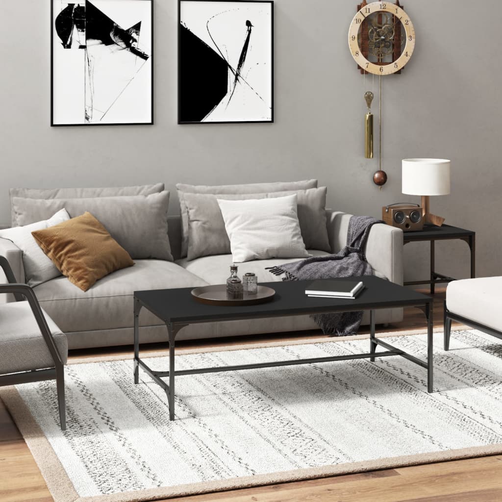 Coffee Table Engineered Wood White 50 cm