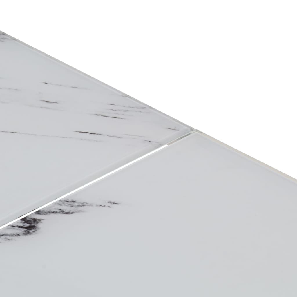 Coffee Table Silver Stainless Steel And Tempered