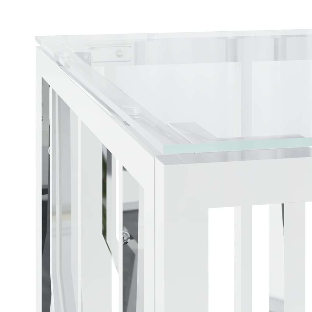 Coffee Table Silver Stainless Steel Solid Acacia Silver And Brown Gold And Black