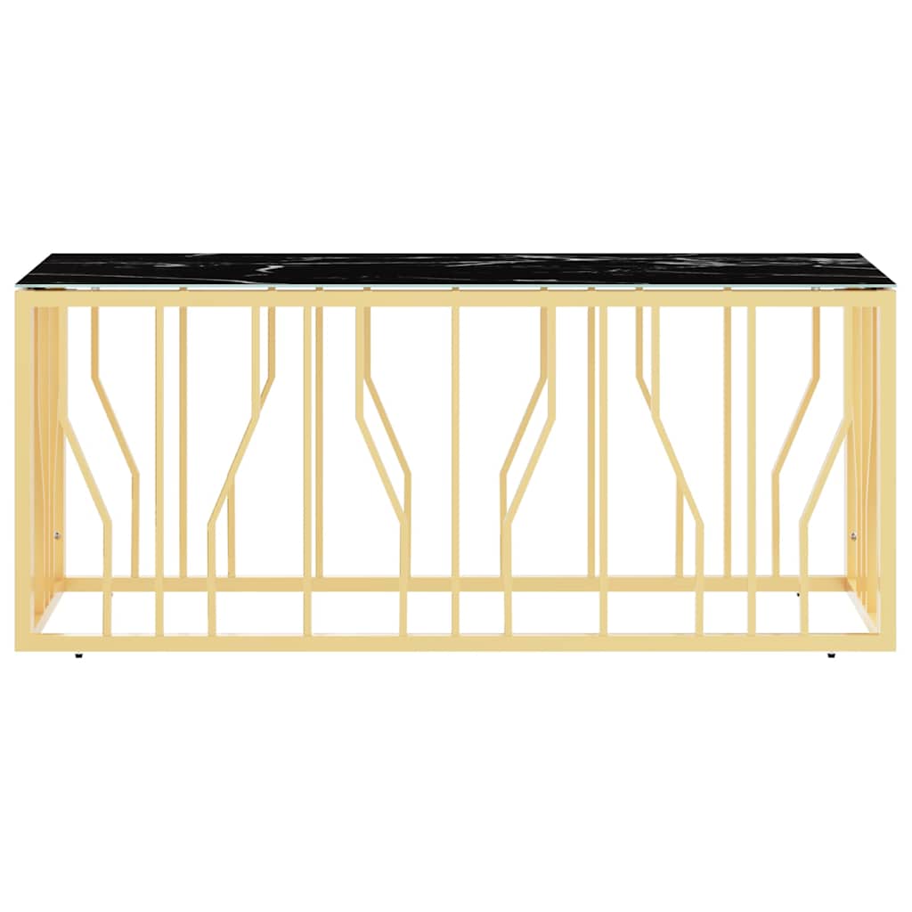 Coffee Table Silver Stainless Steel Solid Acacia Silver And Brown Gold And Black