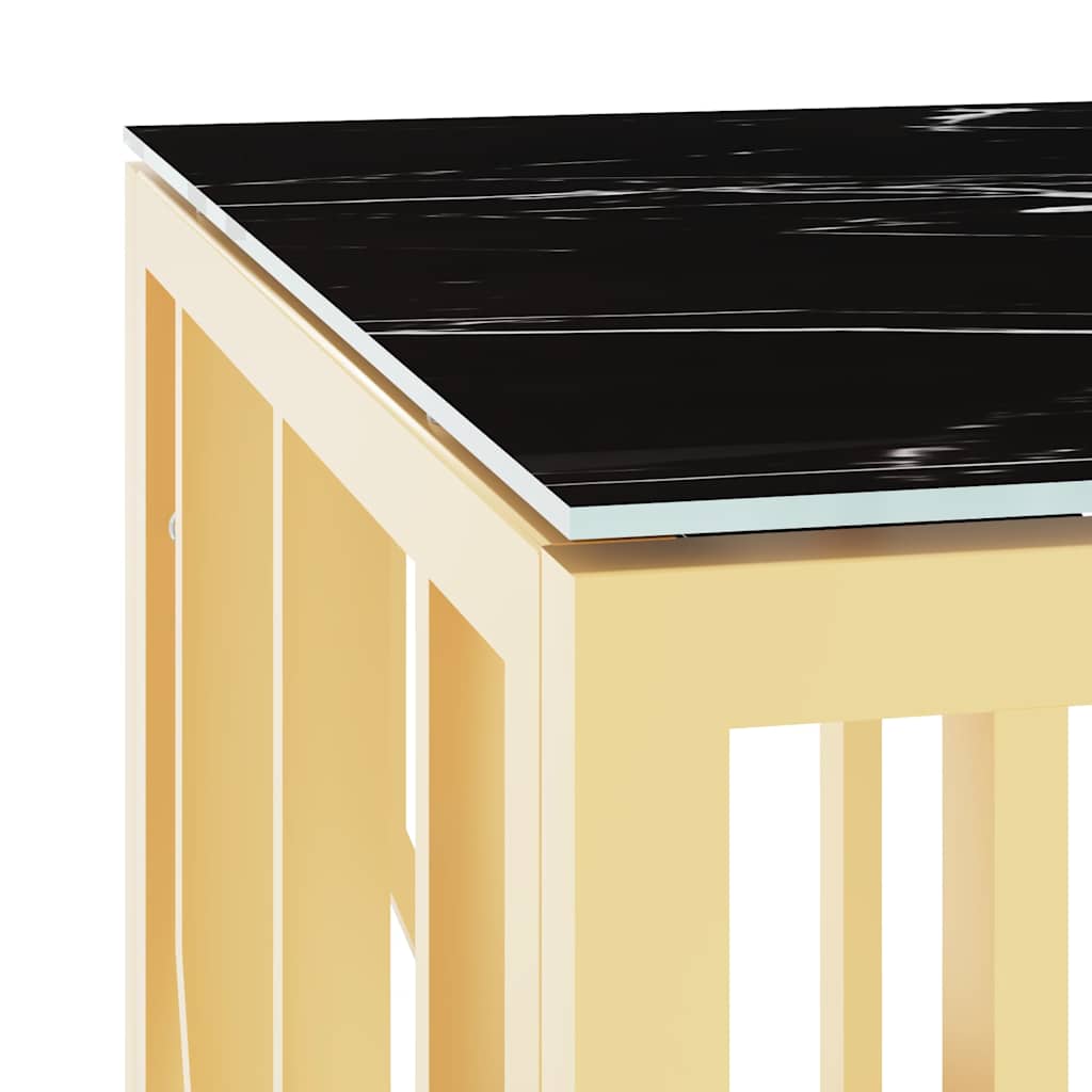 Coffee Table Silver Stainless Steel Solid Acacia Silver And Brown Gold And Black