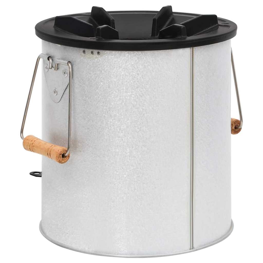Fireplaces Camping Wood Stove Silver 45X25X26 Cm Steel Galvanised steel 45 cm