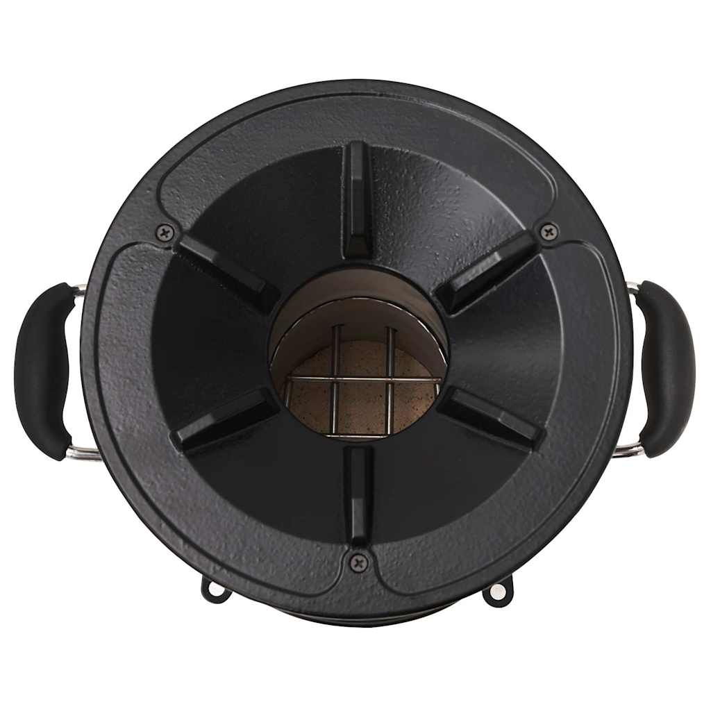 Fireplaces Camping Wood Stove Silver 45.5X33X25.5 Cm Stainless Steel cast iron 4