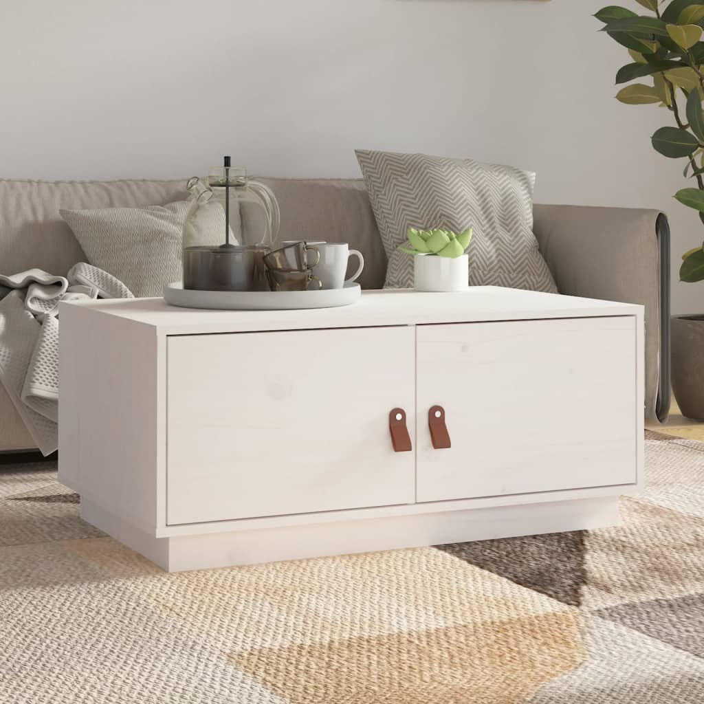 Coffee Table 80X50X35 Cm Solid Wood Pine