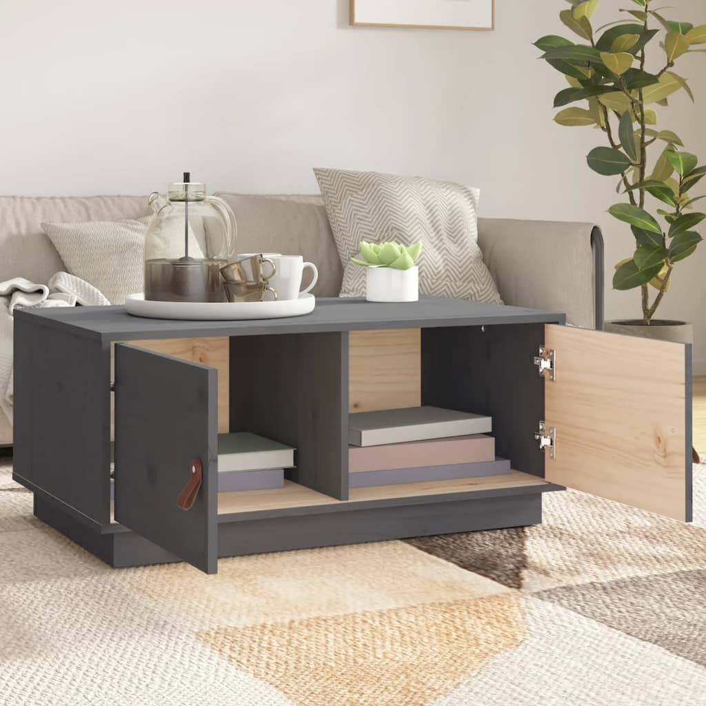 Coffee Table 80X50X35 Cm Solid Wood Pine