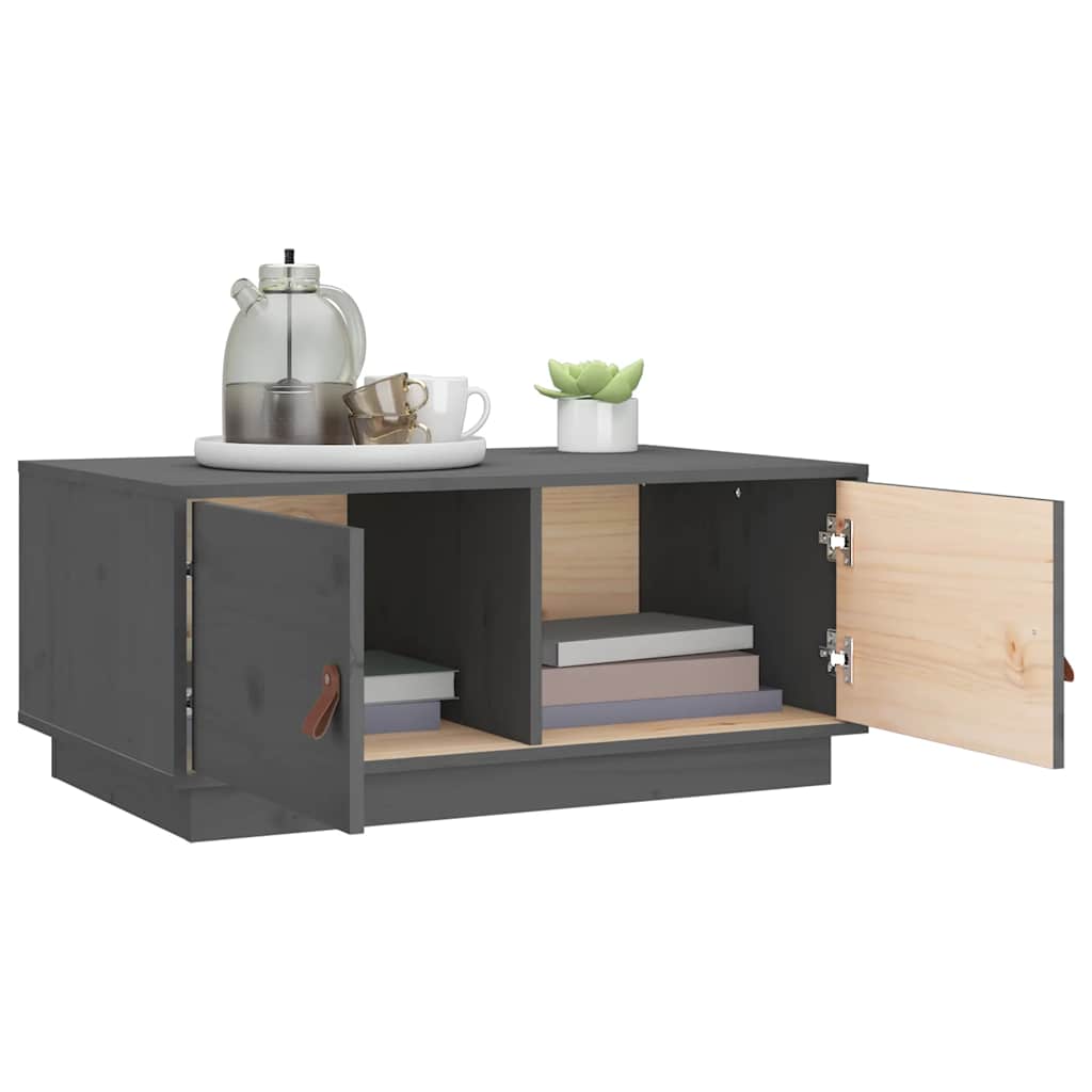 Coffee Table 80X50X35 Cm Solid Wood Pine