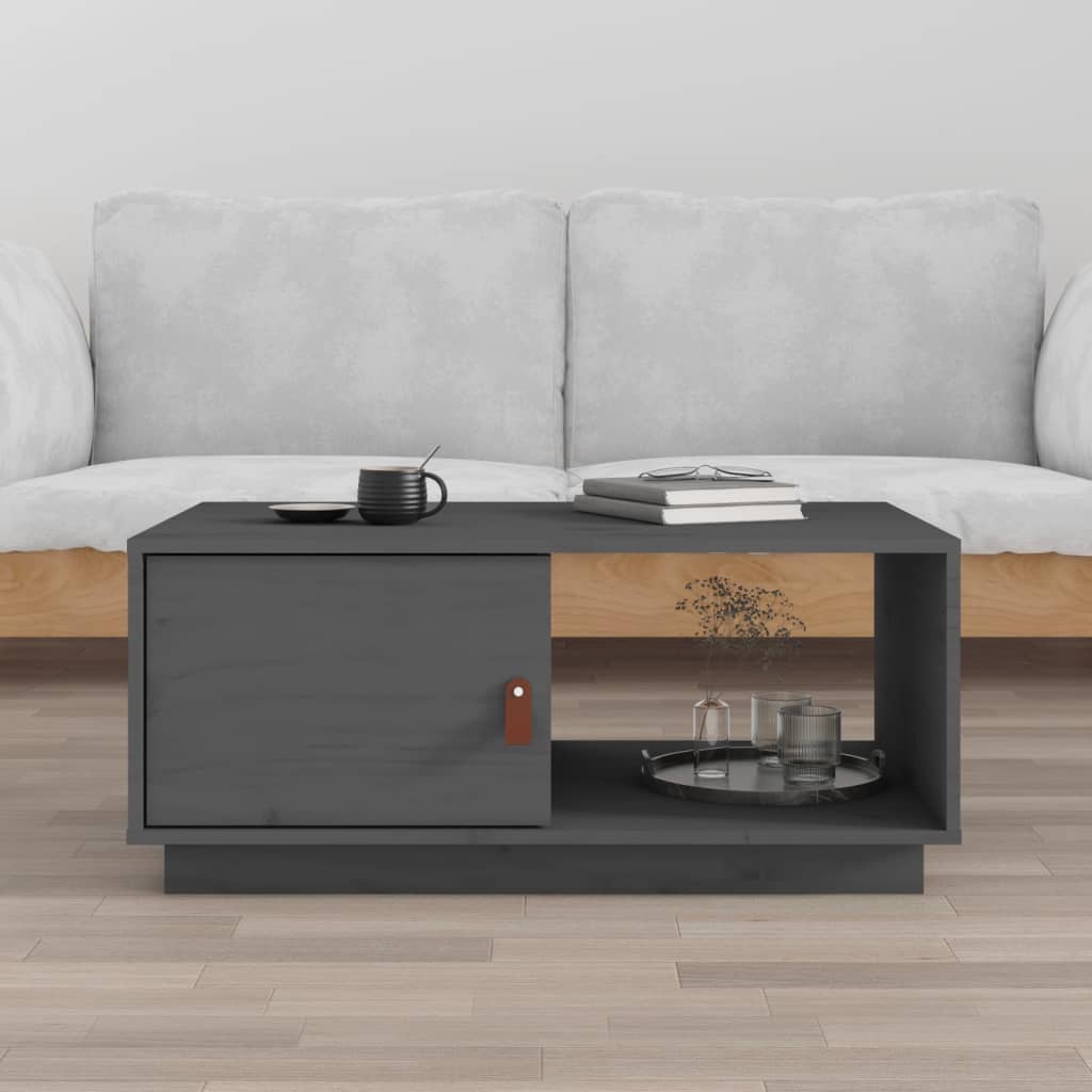 Coffee Table 80X50X35.5 Cm Solid Wood Pine