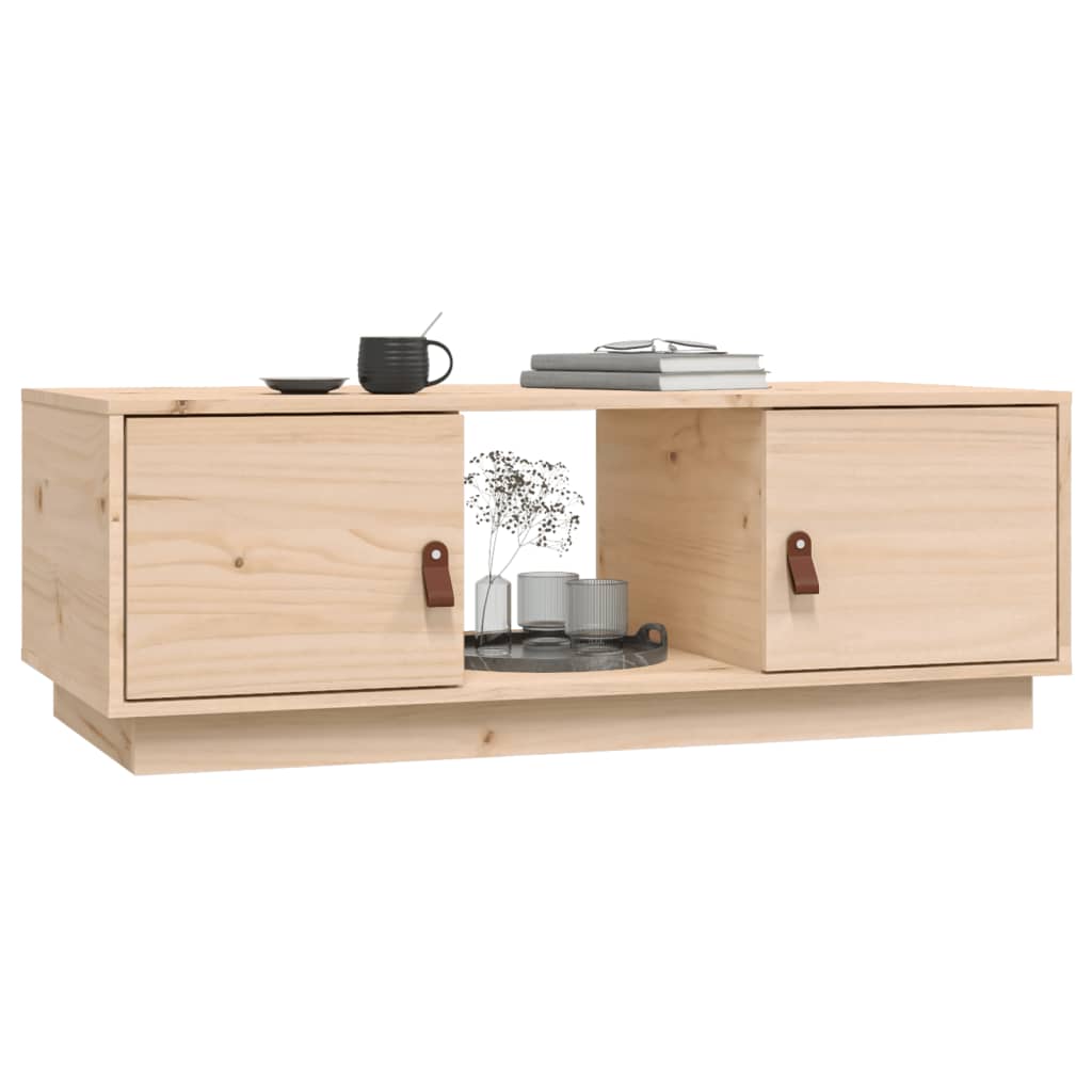 Coffee Table 100X50X35 Cm Solid Wood Pine