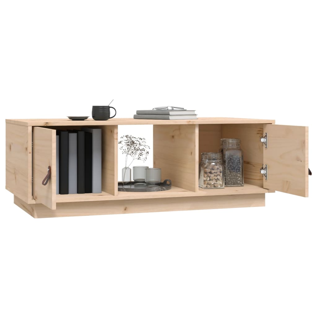 Coffee Table 100X50X35 Cm Solid Wood Pine
