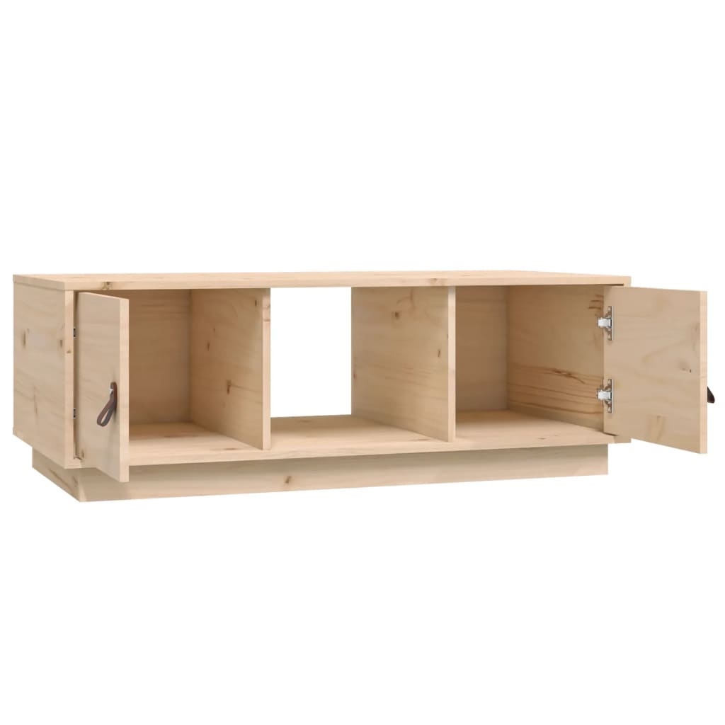 Coffee Table 100X50X35 Cm Solid Wood Pine