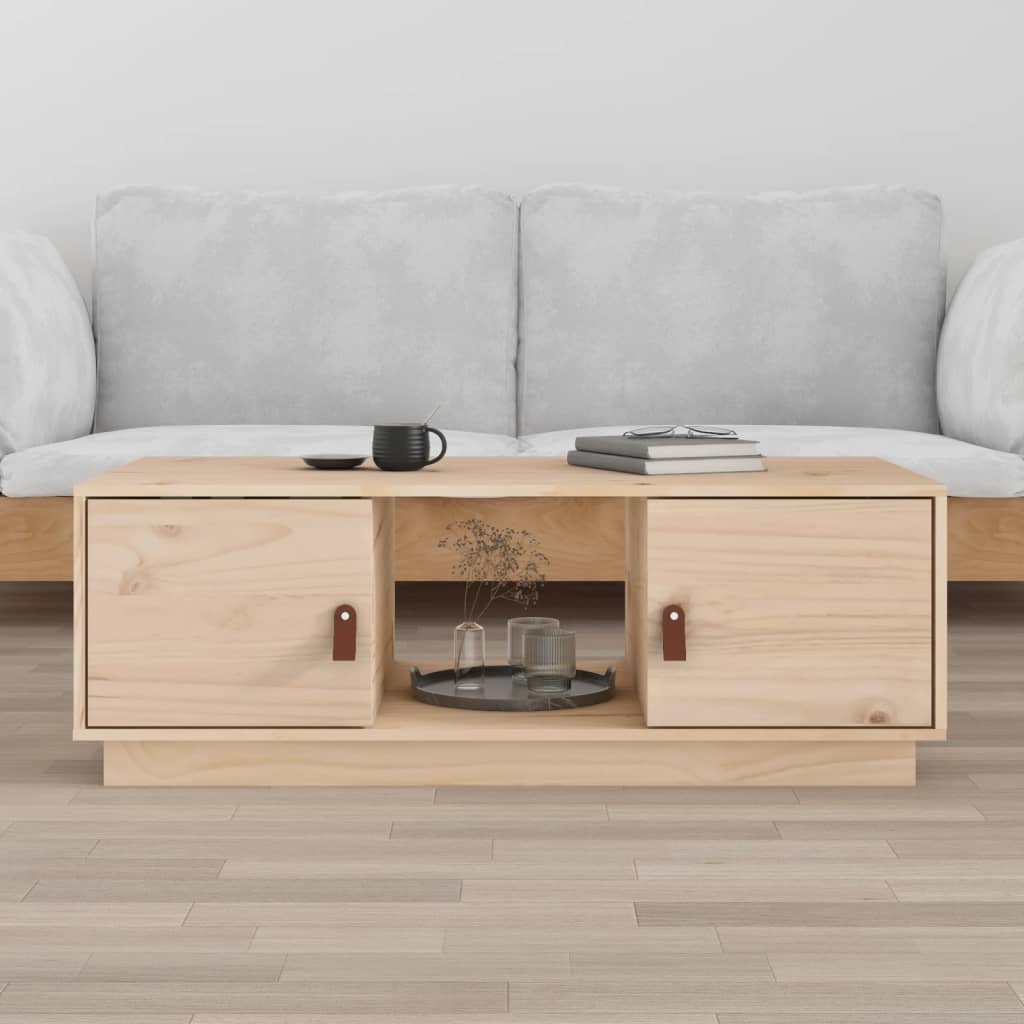 Coffee Table 100X50X35 Cm Solid Wood Pine