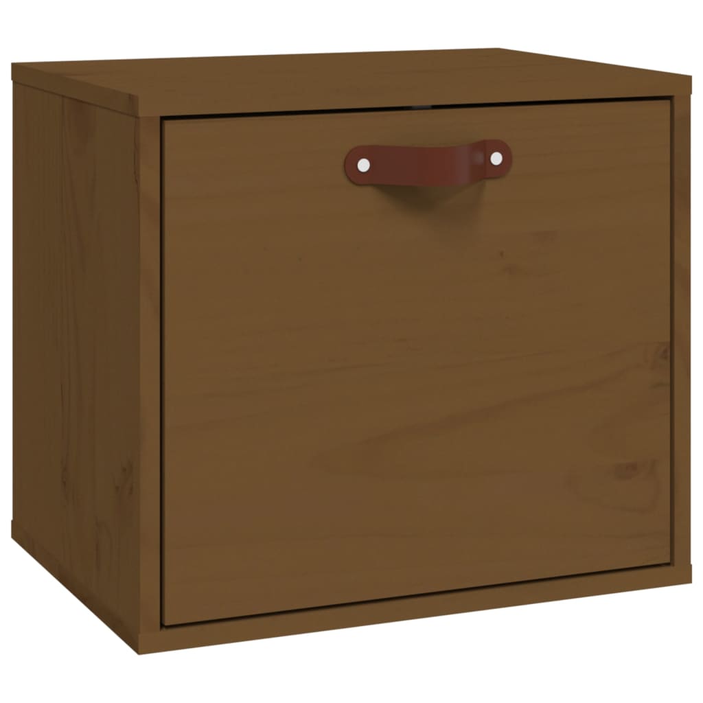 Wall Cabinet 40X30X35 Cm Solid Wood Pine