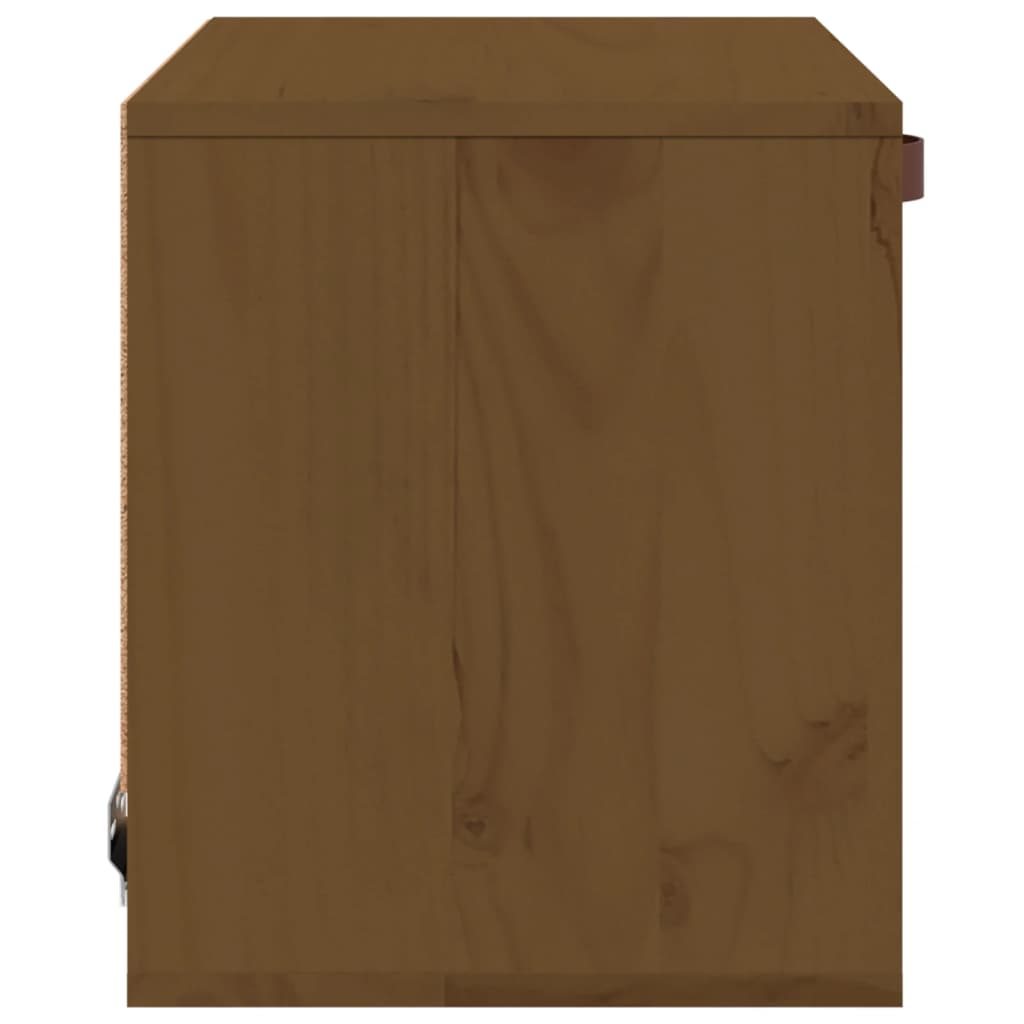 Wall Cabinet 40X30X35 Cm Solid Wood Pine
