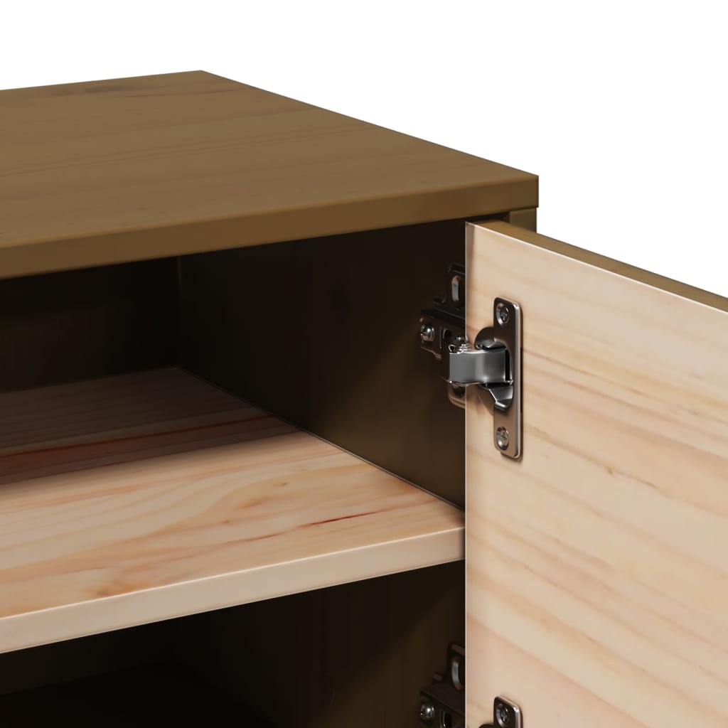 Wall Cabinets 2 Pcs 31.5X30X30 Cm Solid Wood Pine