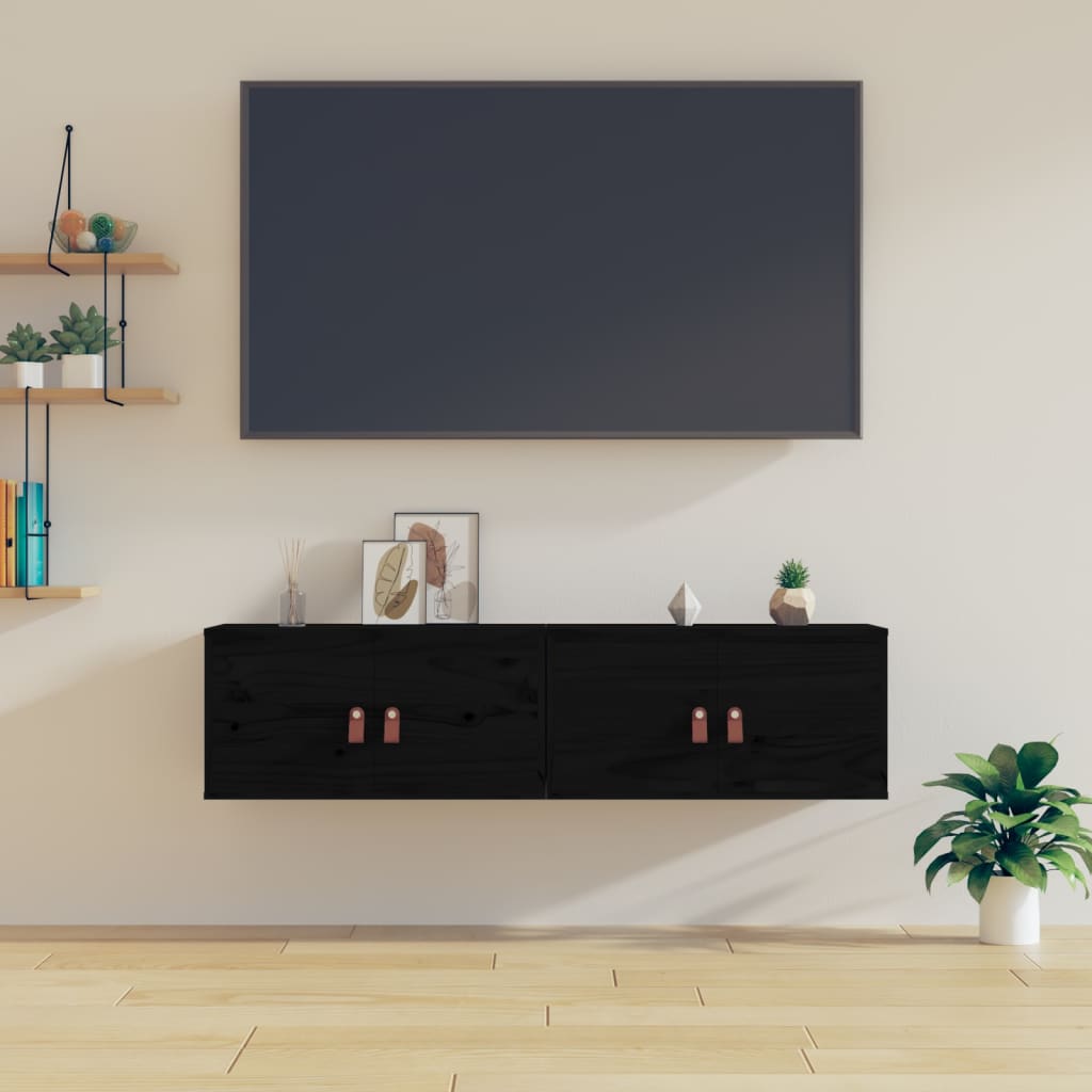 Wall Cabinet | Set Of 2 | | Solid Pinewood, Engineered Wood