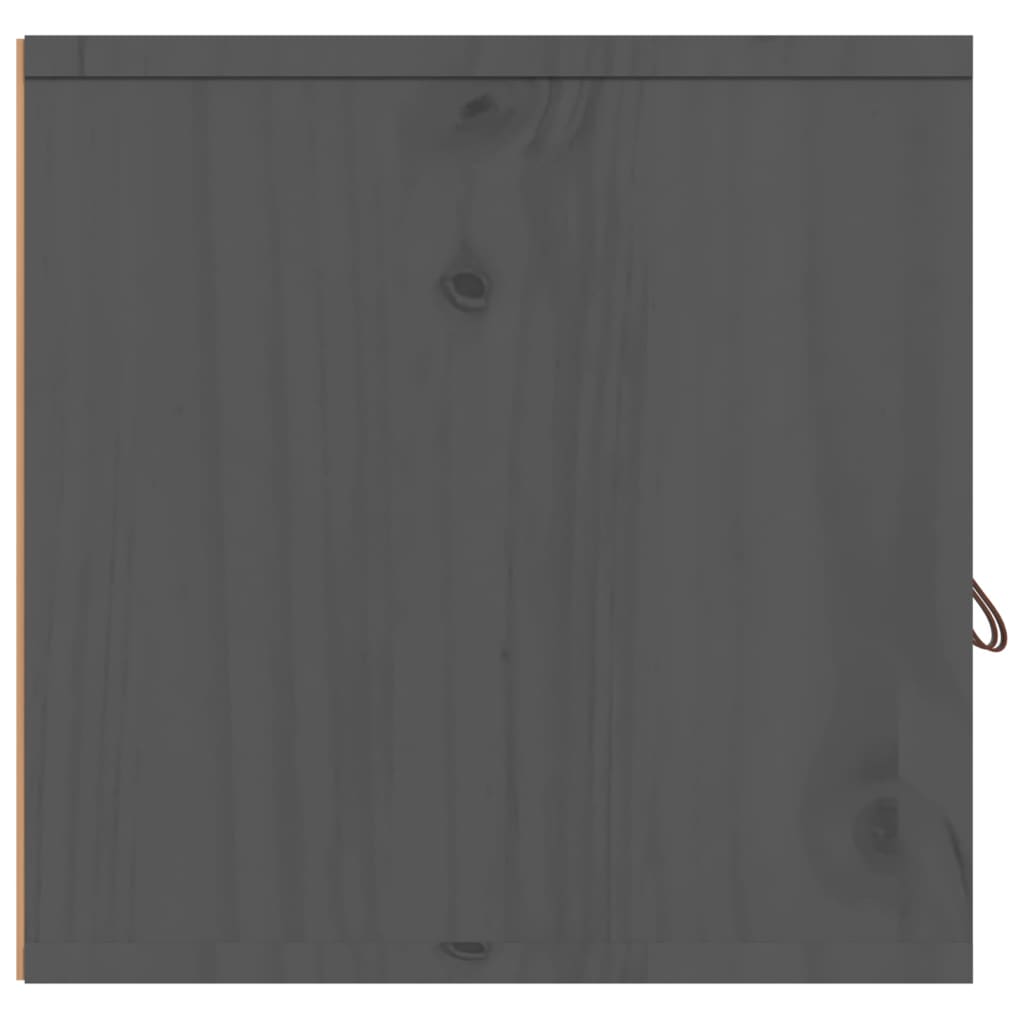 Wall Cabinet 80X30X30 Cm Solid Wood Pine