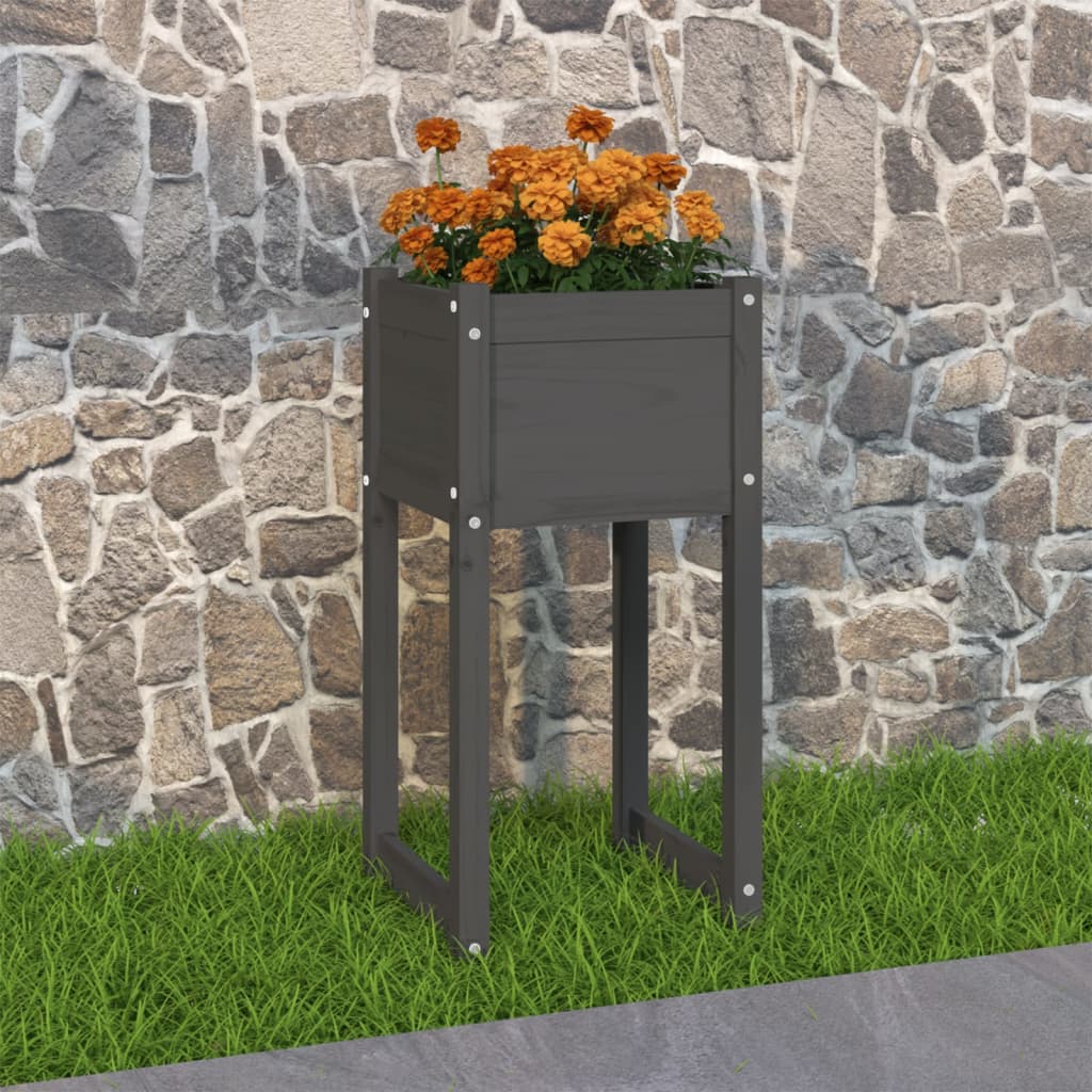 Planters 2 Pcs Solid Wood Pine