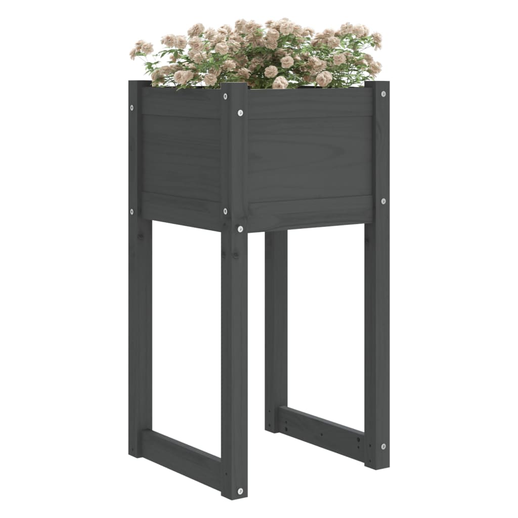 Planters 2 Pcs Solid Wood Pine