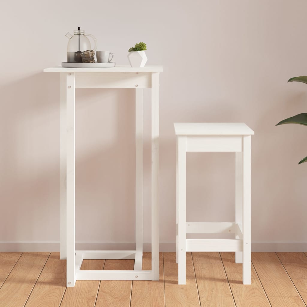 Bar Table Solid Wood Pine