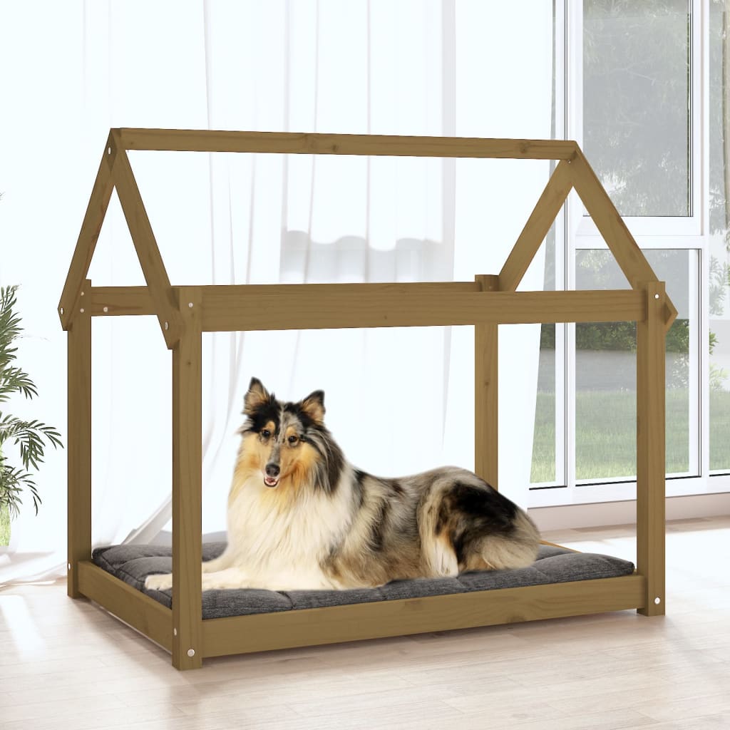 Dog Bed Solid Wood Pine