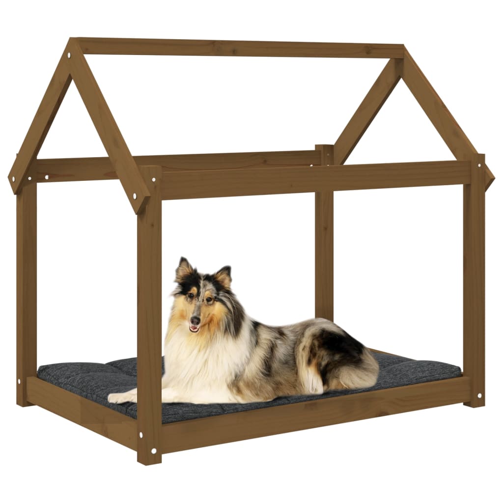Dog Bed Solid Wood Pine