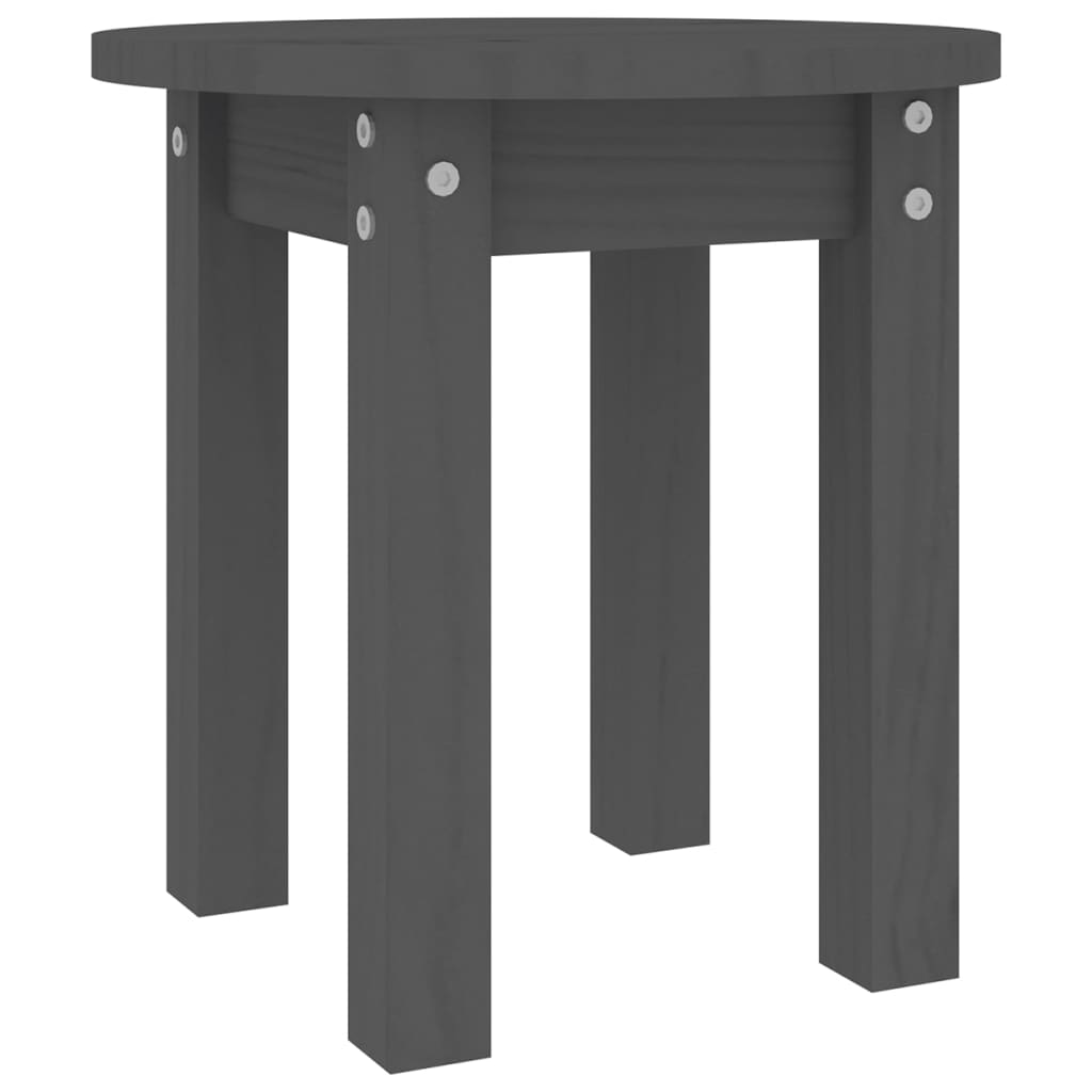 Coffee Table Ø 35X35 Cm Solid Wood Pine