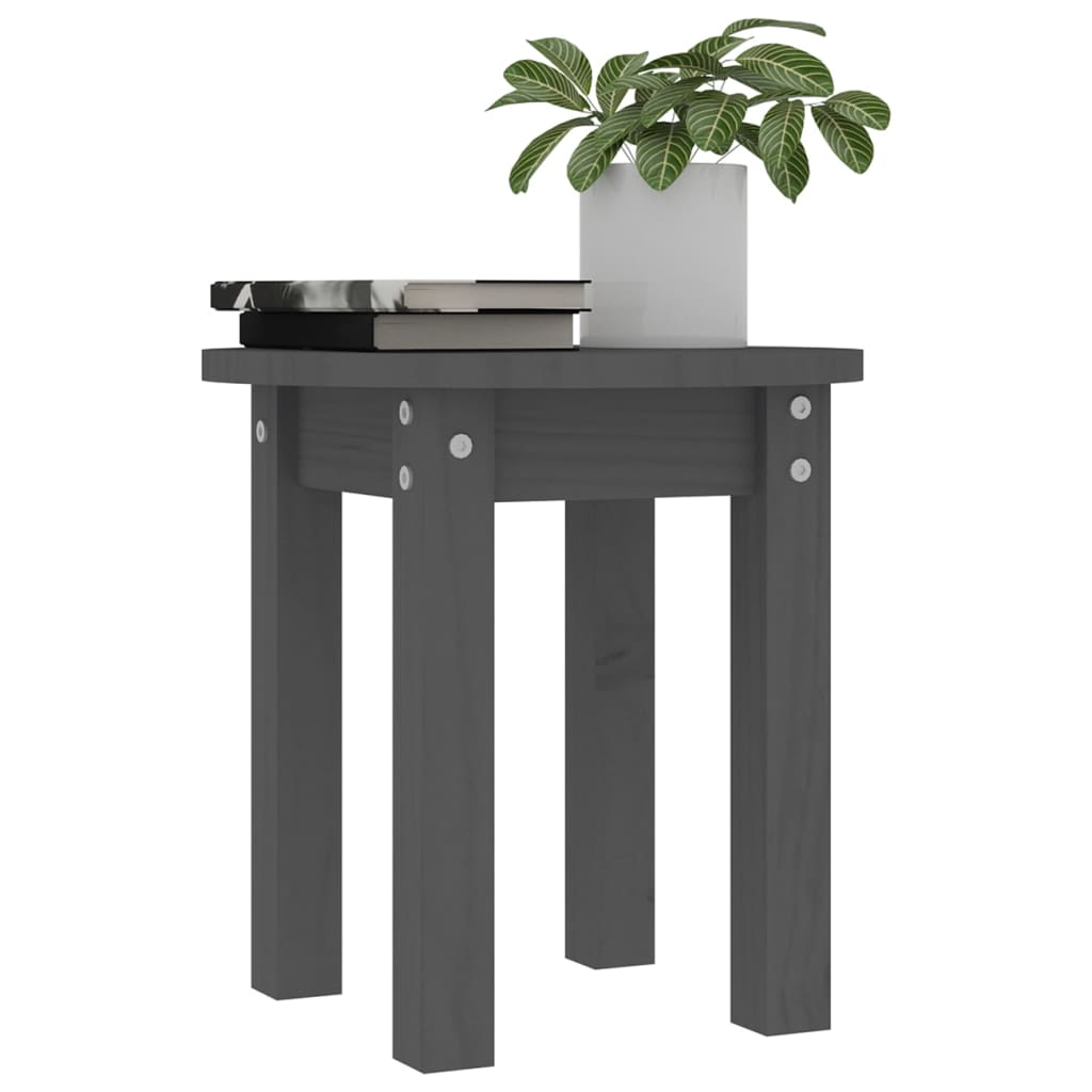 Coffee Table Ø 35X35 Cm Solid Wood Pine