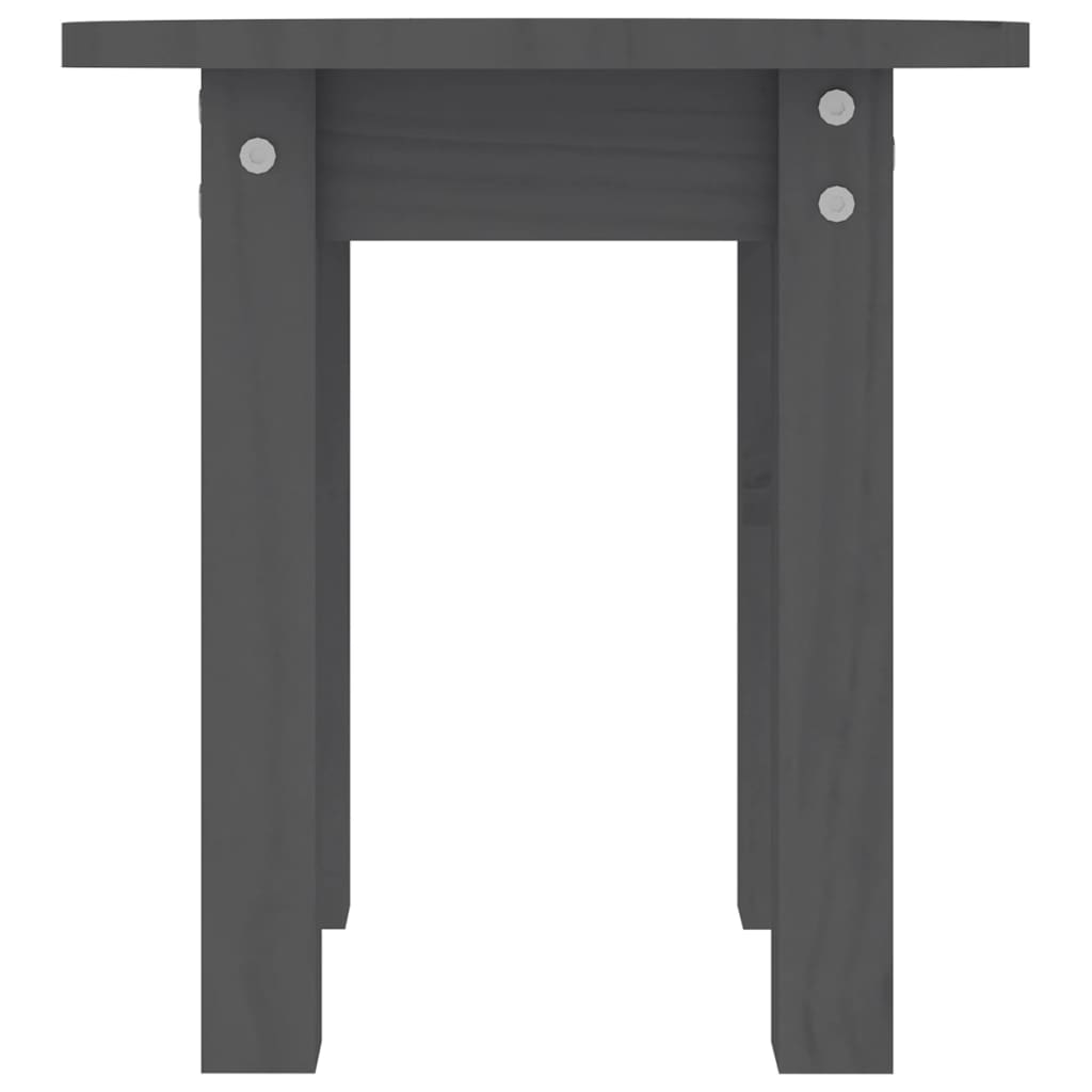 Coffee Table Ø 35X35 Cm Solid Wood Pine